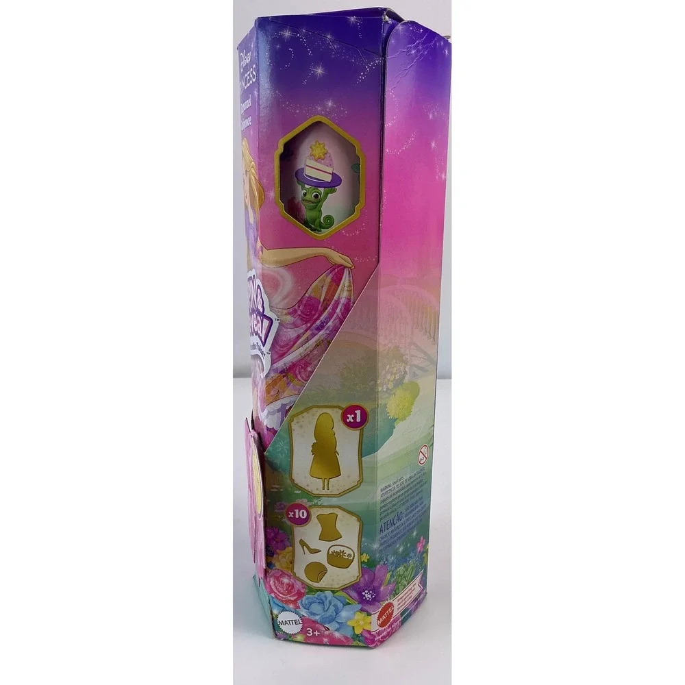 Disney Princess Rapunzel Spin & Reveal‎ Stories Twist Doll Mattel 11 Surprises